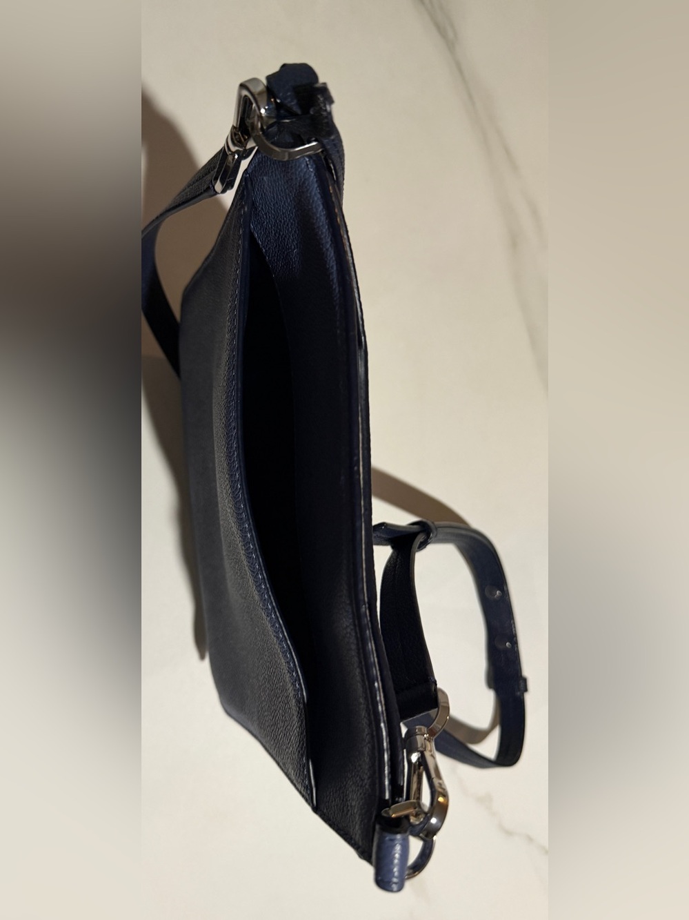 kate spade blue and gray leather crossbody bag - Picture 6 of 7